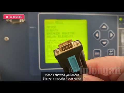 SEL‑421 Relay Connection Tutorial Serial Port F to USB Using SEL AcSELerator QuickSet #fglongatt