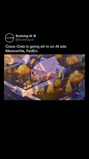 Evolving AI | A FedEx driver once faced down a venomous snake mid-delivery, then FedEx turned it into a viral animated ad. In 2024 and 2025, Coca-Cola’s... | Instagram