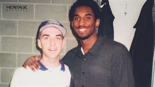 40K views · 228 reactions | Preston Truman is a former ball boy for the Utah Jazz. During his time with the team, he became friends with Kobe Bryant and Michael Jordan. Truman is selling a pair of Bryant's rookie shoes through Heritage Auctions, along with the wristband. Michael Jordan's wristband from the "Flu Game" is also being consigned. To learn more, visit: https://bit.ly/3YcdOKF | Heritage Auctions | Facebook