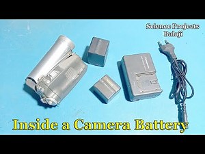 How to open camera battery, What's inside a camera battery, Battery teardown