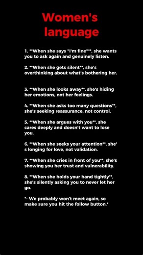 Women's language #Psychology #motivation #shorts #lifequotes #women #languagelearning #inspiration