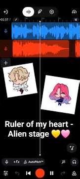 Ruler of my heart - Alien stage 💛🩷 #singingcover #singing #alienstage #luka #mizi