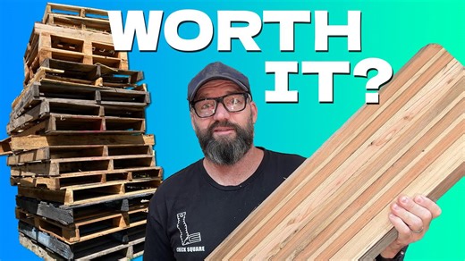 I transformed 20 pallets into amazing wood slabs! 🌲