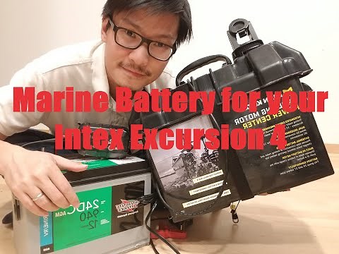Which battery do I need for an Intex Excursion? Wet battery vs AGM
