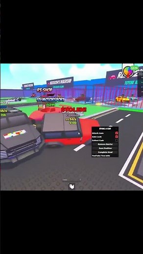 Steal A Car Script #roblox #robloxscript #stealacar #stealacarscript #shorts