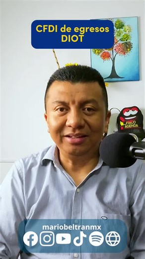 Reflejo de CFDI de Egresos en la DIOT