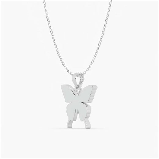 Butterfly Pendant Necklace #ButterflyNecklace#IcedOutButterfly#JewelryAddict #subscribetomychannel