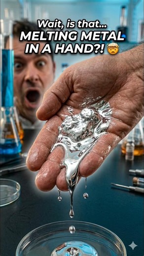 Metal Melting in My Hand?! 😱 | This Metal Melts From Body Heat! 🔥#zacksfilmz