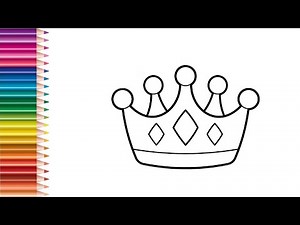HOW TO DRAW A CROWN STEP BY STEP LEARN