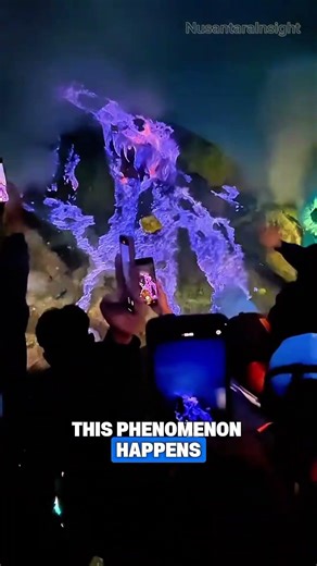 Blue Fire That Only Appears at Night😳