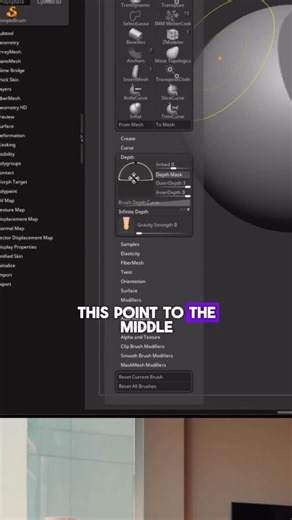 Patrick Foley | Does your mask have depth? #3dartist #zbrush #quicktips | Instagram