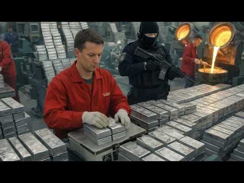 Inside a Silver Refinery Operating at Massive Industrial Scale