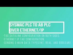 Sysmac NJ/NX and Compact Logix Ethernet/IP Communication