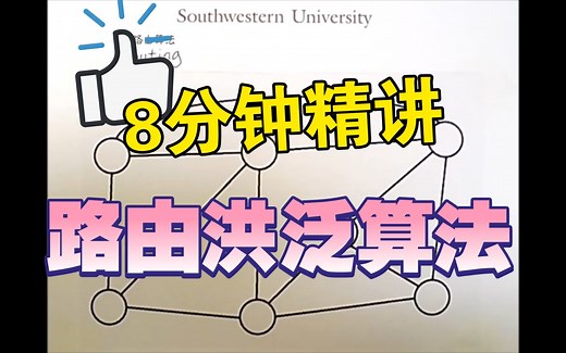 [中英字幕×精译搬运] 路由算法1 洪泛算法 Routing 1 Flooding