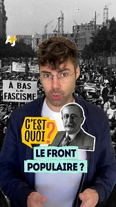 9.4K views · 181 reactions | Face à l’extrême droite, le “nouveau Front populaire” rassemble socialistes, écologistes, communistes et LFI et devrait présenter des candidatures communes aux législatives. Mais c’est quoi le Front populaire, créé il y a 90 ans ? | AJ+ français | Facebook