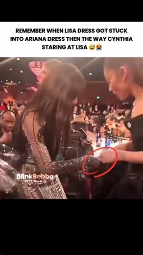 Cynthia reaction to lisa 😅😭#lisa #blackpink #arianagrande #cynthiaerivo #fypシ
