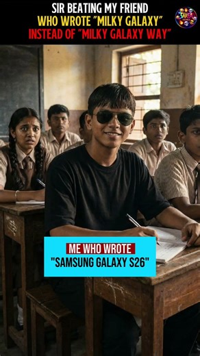 Sir Beating My Friend for “Milky Galaxy” vs Me Writing Samsung Galaxy S26 😂 | Barfa Memes |
