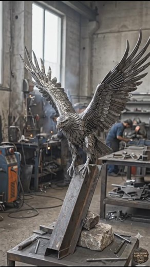 Steel eagle 🦅 artistic skills 2026 #steel #reels #sorts #trending