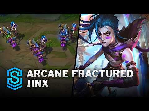 Arcane Fractured Jinx Skin Spotlight - Pre-Release - PBE Preview - League of Legends