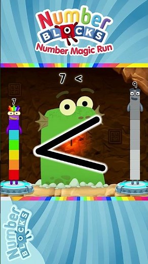 Numberblocks 9 Number Magic Run - Meet the Number Nine in Caves | CBeebies Go Explore Games