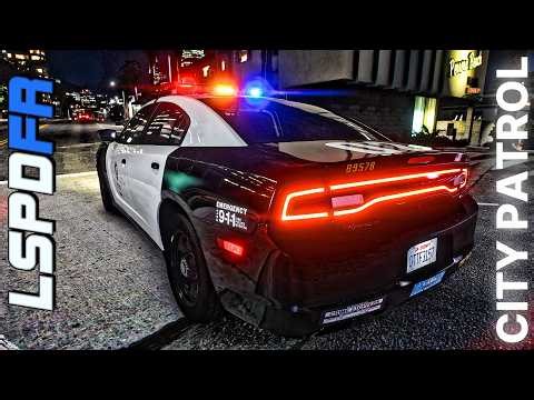 GTA 5 MODS LSPDFR GANG UNIT NIGHT PATROL | CROWN VIC SLICKTOP