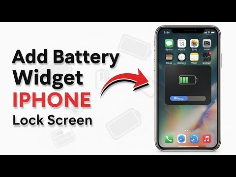 How to Add Battery Widget to iPhone Lock Screen