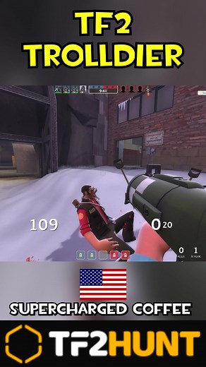 TF2 Soldier Air Strike Gameplay #tf2 #tf2soldier #tf2memes #tf2edit #teamfortress2 #teamfortress2memes #gameplay #gaming #freetoplay #tf2hunt