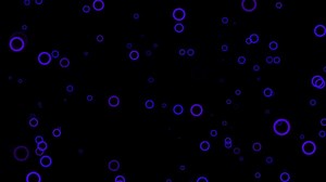 Download Blue circle particle motion background. Faded wallpaper animation with black color. Flying bubble. for free
