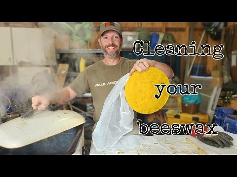 The easiest way to clean beeswax