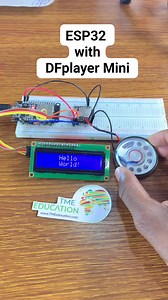 ESP32 with DFplayer Mini #electronics #engineering #engineer #esp32 #dfplayermini | Upload Ideas with Itamar