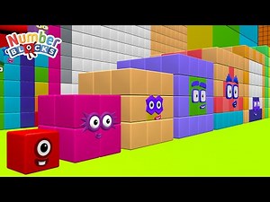 Numberblocks Cube Step Squad 1 - 218 Song - Learn to Count Big Numbers!
