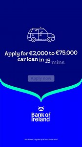 Online application takes just 15 minutes for existing current account holders registered for 365 online #ad | Bank of Ireland