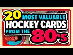 TOP 20 HOCKEY Rookie Cards from the 80's - Most Valuable Hockey Cards from the 1980's