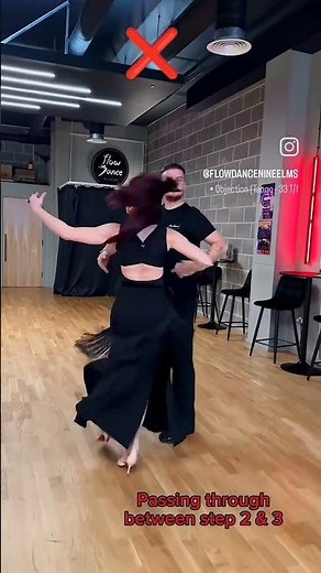 Let's practice Open Fan position in American Smooth Tango! How would you rate this step? #dance