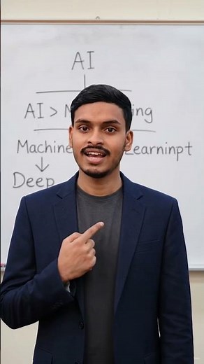 🤖 AI vs Machine Learning vs Deep Learning — what's the difference?