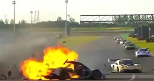 WATCH | Heroic racing driver rescues rival from burning Ferrari in Shanghai