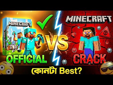 Official Minecraft vs Crack 😱 — Which One is Actually Better?