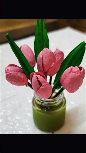 పిస్తా shell flowers #crafts #diy pistashell 🌷 flower #song #music