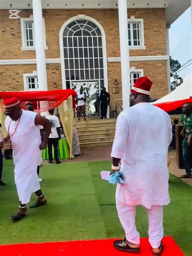 Dancing to the regal beats of Igba Eze at the palace of His Royal Majesty, Igwe Sir Ralph Obumnaeme Ekpeh, Eze Enugwu-Ukwu na Igwe Umunri, during the celebration of 2025 Olili Onwasato (new yam festival ) Ndi Enugwu-Ukwu. | Dr. Uche Nworah
