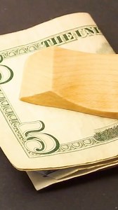 Making a Money Clip #craftsmanship #woodworking #woodcrafts #workingwithwood | ShopTime with Peter Brown