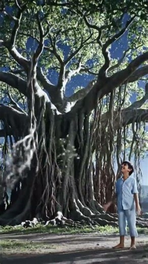 #viral #shorts #"a tree dancing with joy. 🌙🌳"||by short animation creator🦅||