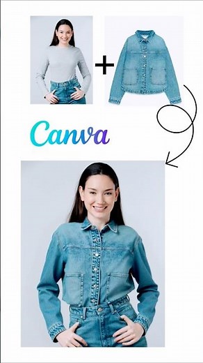 How to Change Clothes in Canva | Easy Tutorial #CanvaEditing #ClothesChange #CanvaTutorial