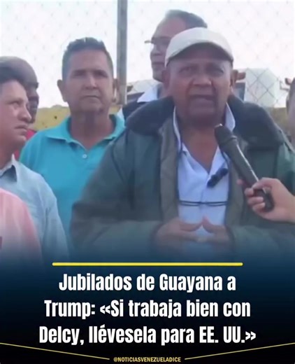#EnVideo: Obreros y pensionados de las empresas básicas de Guayana volvieron a manifestarse este miércoles 8 de abri para denunciar las difíciles condiciones en las que viven y los bajos ingresos que reciben. Señalaron que, contrario a lo expresado por el presidente de Estados Unidos, Donald Trump, no creen que Delcy Rodríguez esté desempeñando una buena gestión en Venezuela expresó Hugo Medina, presidente de la Asociación de Jubilados y Pensionados de Bolívar El vocero también indicó que, tras 