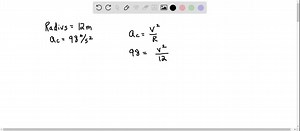 To withstand "g-forces" of up to 10 g's, caused by suddenly pulling out of a steep dive, fighter jet pilots train on a "human centrifuge." 10 g 's is an acceleration of 98 m / s^2. If the length of the centrifuge arm is 12 m, at what speed is the rider moving when she experiences 10 g's? | Numerade
