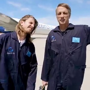 495K views · 4.2K reactions | I skated with Aaron "Jaws" Homoki recently... in a plane, without gravity. Video drops (floats?) on Thursday via Sony. Thank you ZERO-G! | Tony Hawk | Facebook