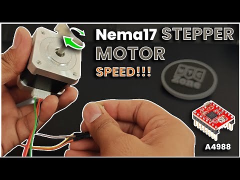 How To Control Stepper Motor with Potentiometer & A4988 - Tutorial Part-1 #motor #fun #diyprojects