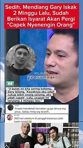 GARY ISKAK SAID GOODBYE TO FRIENDS 2 WEEKS AGO. #garyiskak #partisangossip #latestnews #trending ...