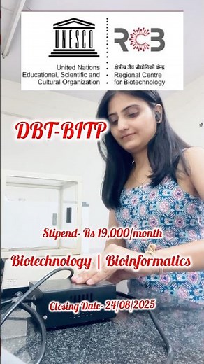 DBT-BITP #industry #research #biotechnology #bioinformatics #jobs
