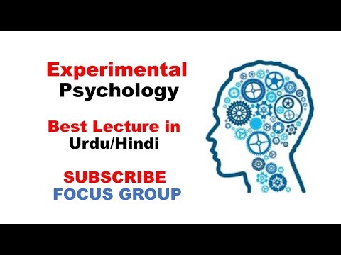 What is Experimental Psychology??
