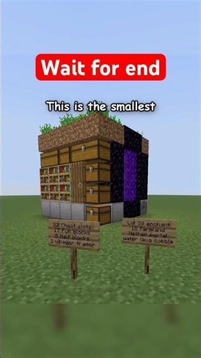 smallest functional base in minecraft